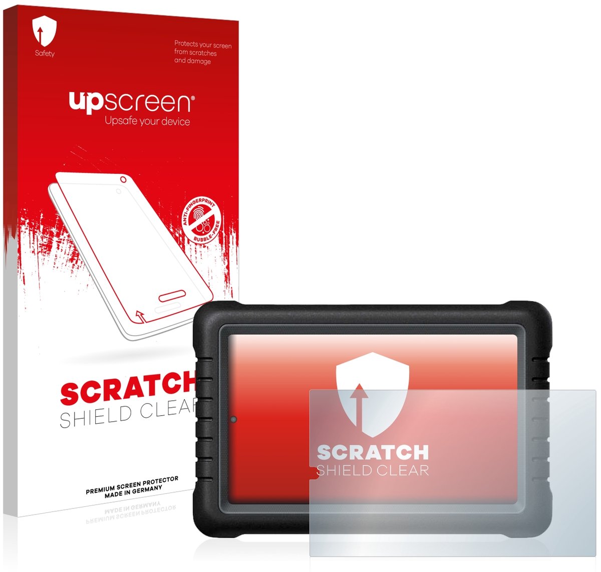 upscreen - Screenprotector voor Launch X-431 PROS V 8" - Folie Beschermfolie transparant