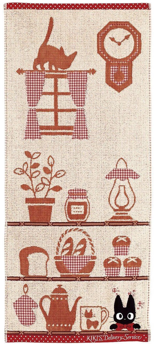 Marushin Kiki's Delivery Service Towel Jiji Shelf 34 x 80 cm Towels