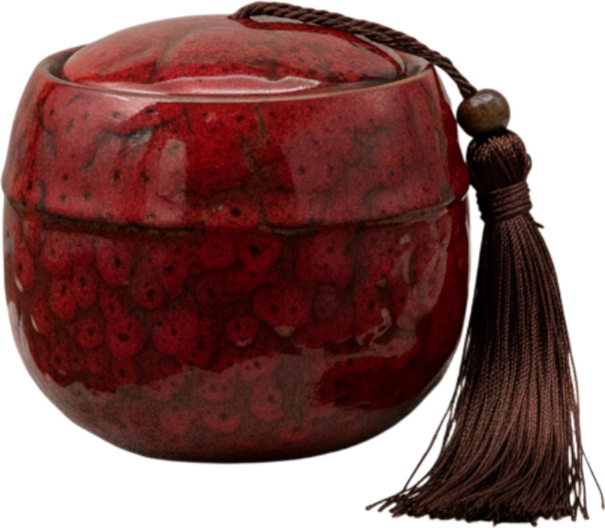 Artic Harmoniq Urn (XL) – Rood – 515ML – Hoogwaardig Keramiek – Handgemaakt – As Urn – Menselijk As – Huisdieren Urn – Urn Hond – Urn Kat – Urn voor As Volwassen – Urne – Urnen – Mini Urn – Urne Volwassenen