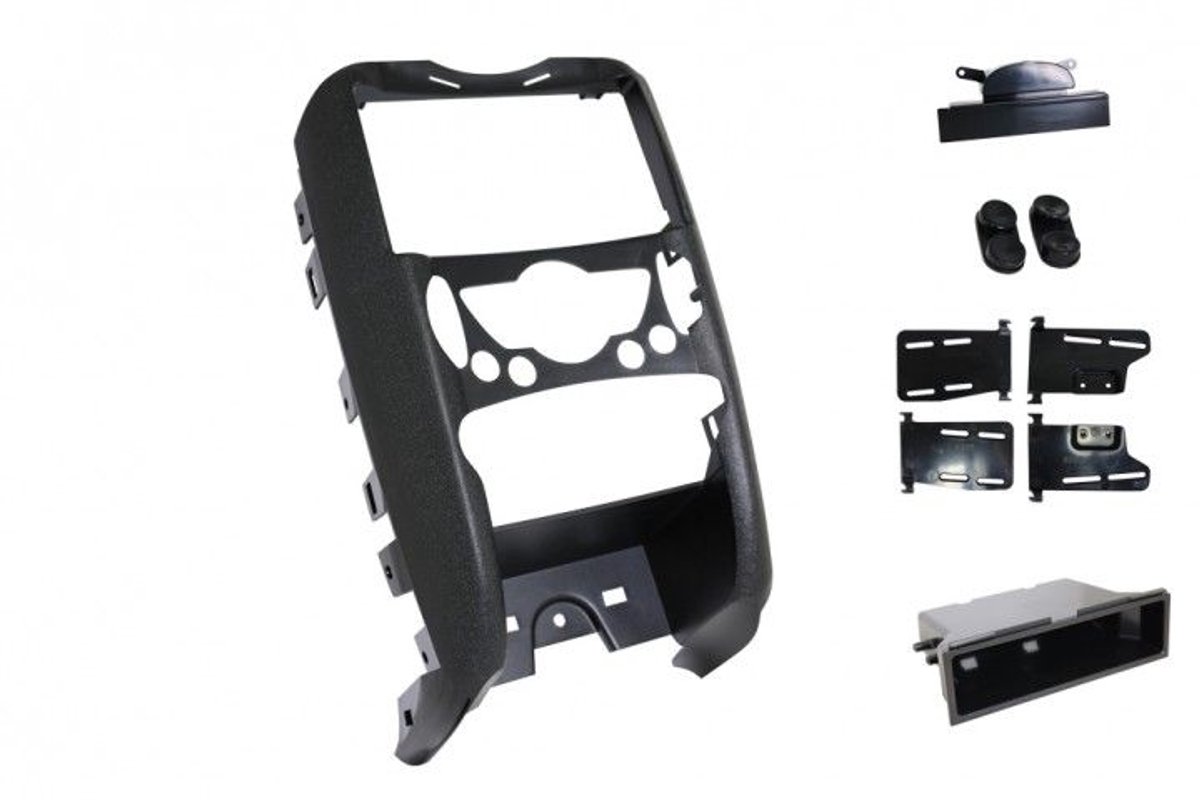 2-DIN frame ECO inbouwframe Mini R56/R57/R58/R59 2006- Zwart