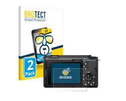 BROTECT - Screenprotector voor Sony Alpha ZV-E1 - Folie Beschermfolie transparant 2 Stuks