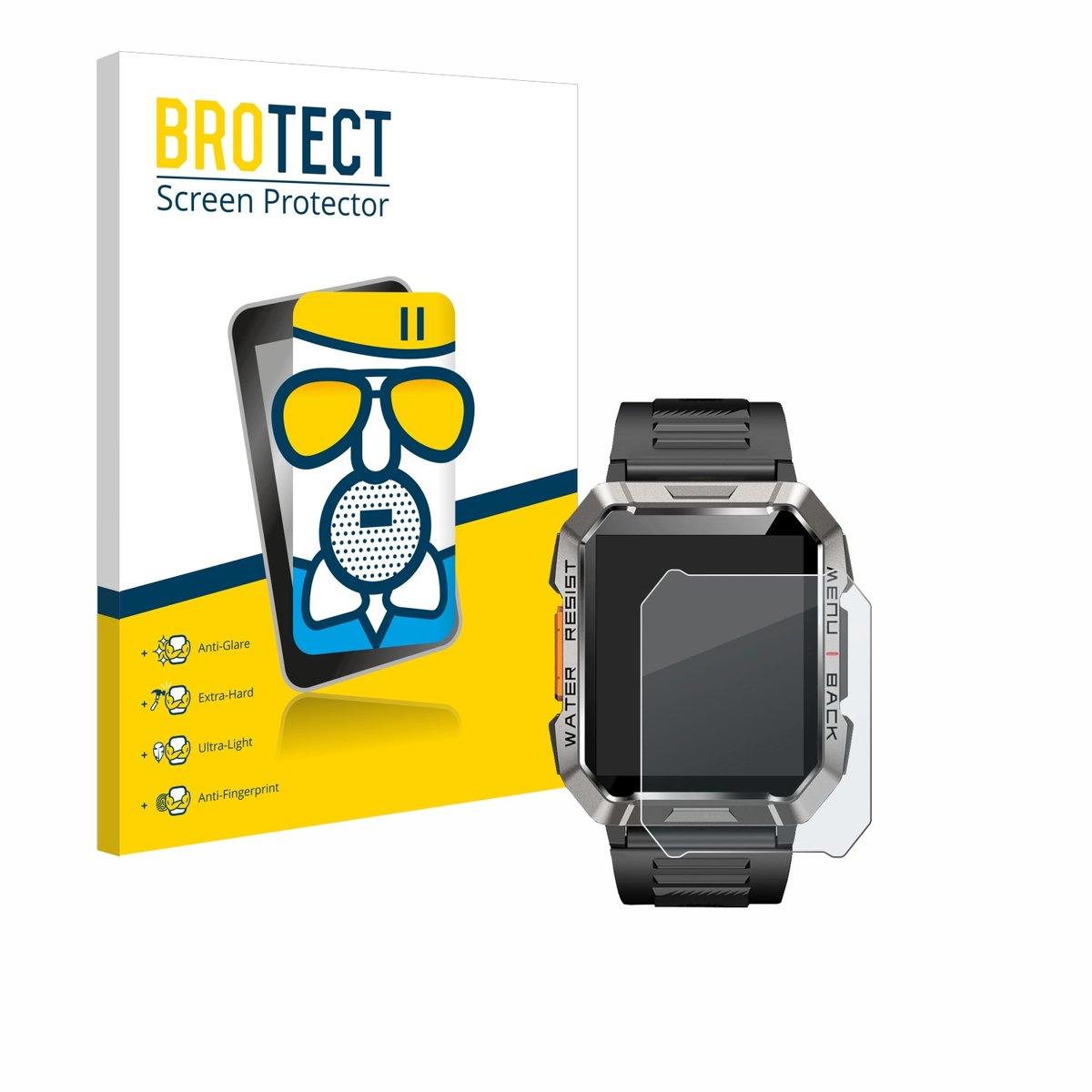 BROTECT - Screenprotector voor Baolubao W60 - Folie Beschermfolie Beschermglas matte