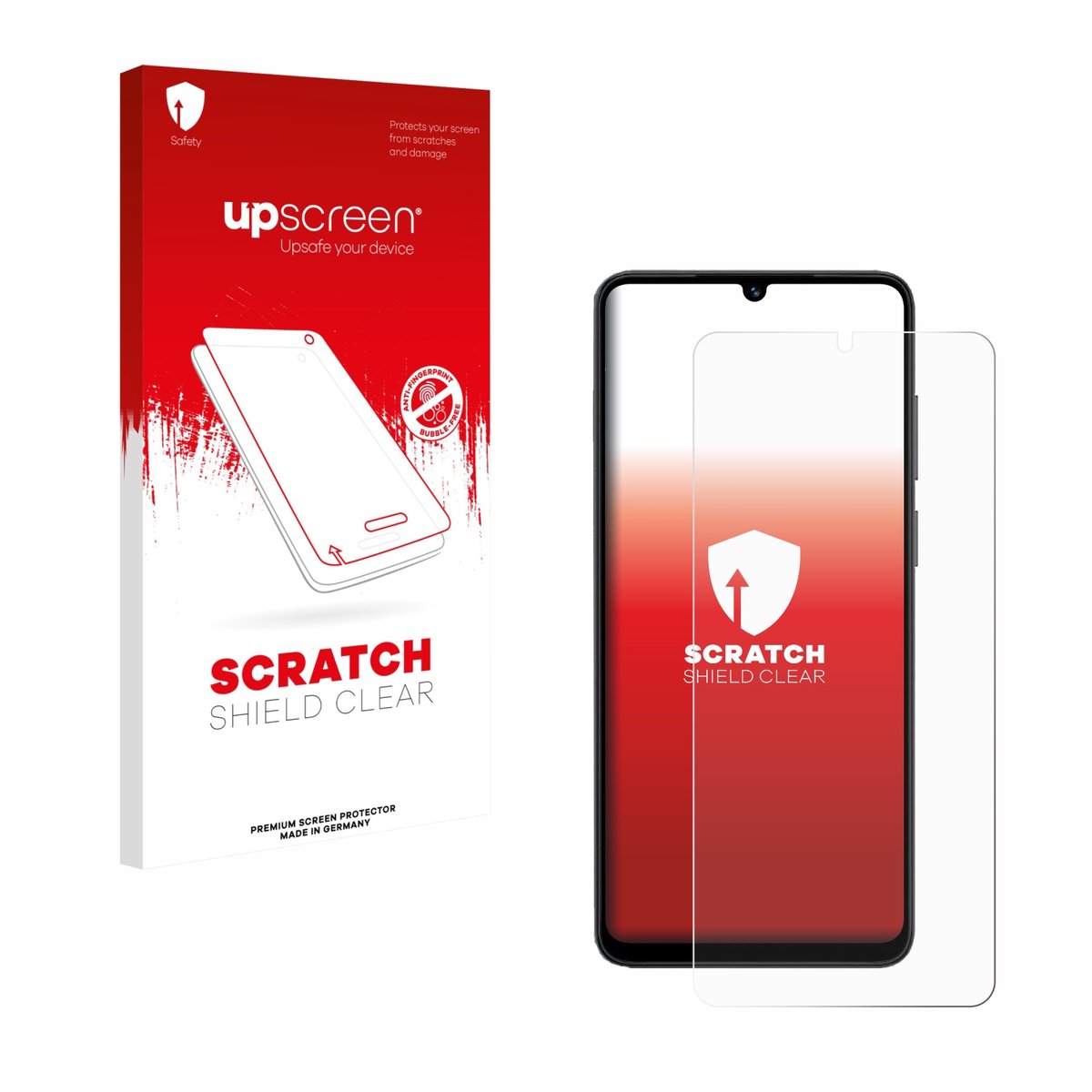 upscreen - Screenprotector voor Honor X5c Plus - Folie Beschermfolie transparant