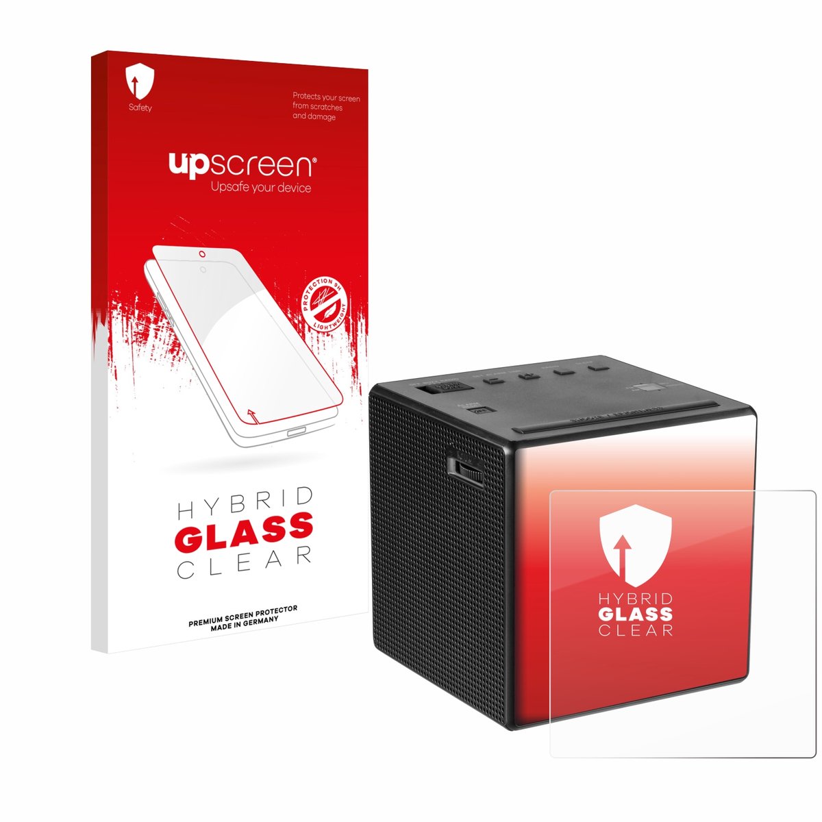 upscreen - Screenprotector voor Sony ICF-C1 - Folie Beschermfolie Beschermglas transparant