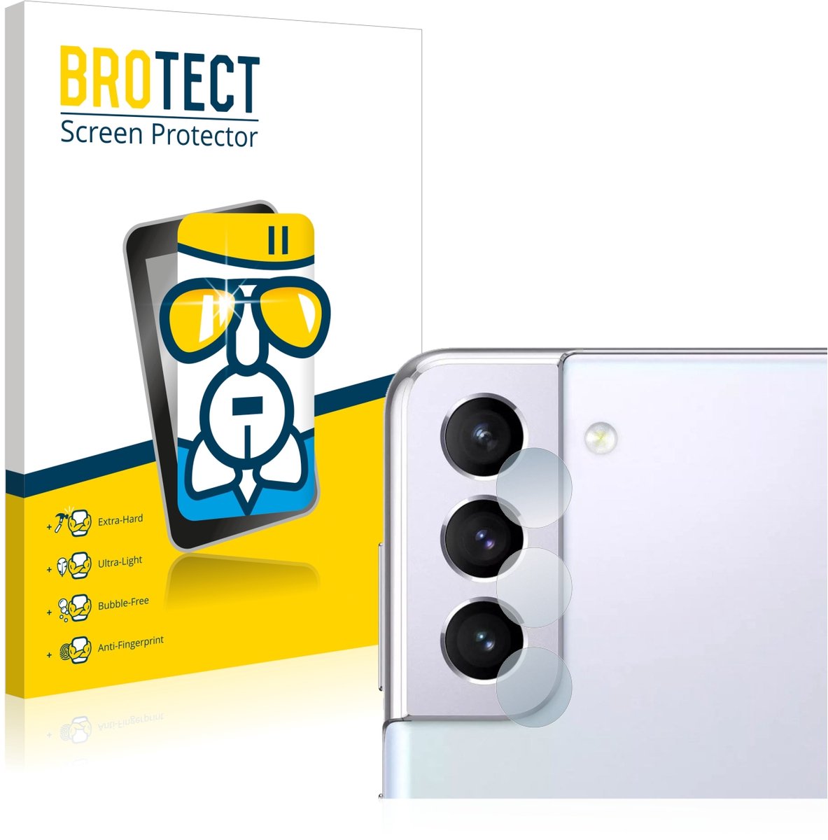 Screenprotector voor Samsung Galaxy S21 / 5G (alleen Camera) Beschermglas transparant