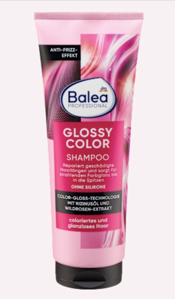 Balea PROFESSIONAL Glanzende Kleurshampoo, 250 ml