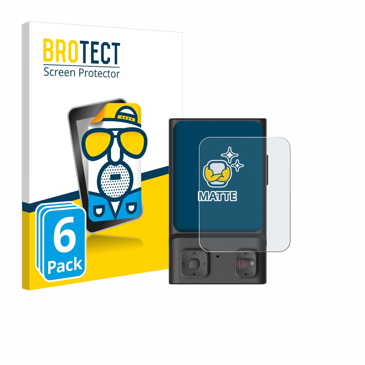 BROTECT - Screenprotector voor Hoverair Beacon - Folie Beschermfolie matte 6 Stuks