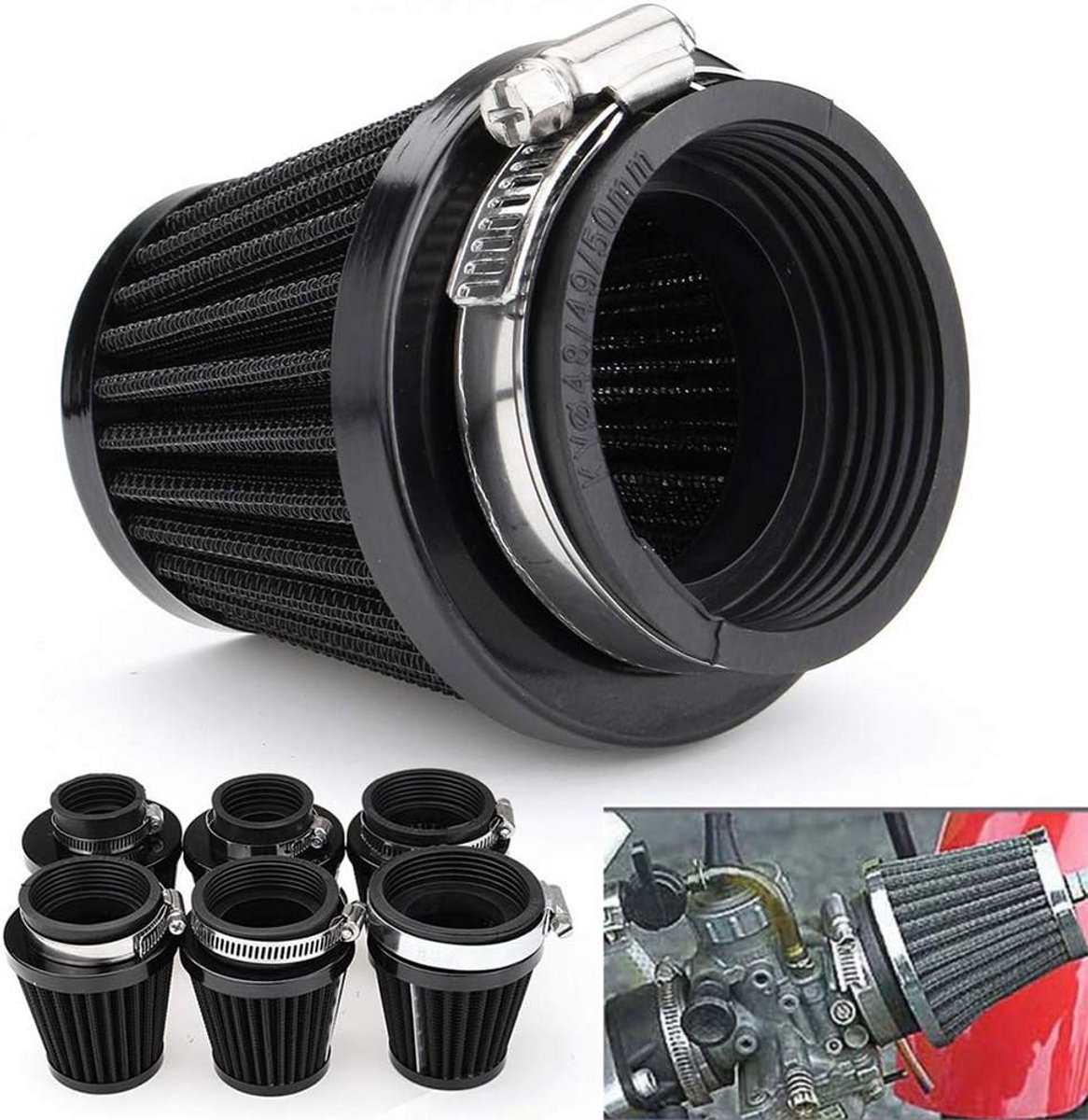 Universele 46mm Luchtfilter Cleaner voor Motorfiets Scooter Quad ATV Onderdeel