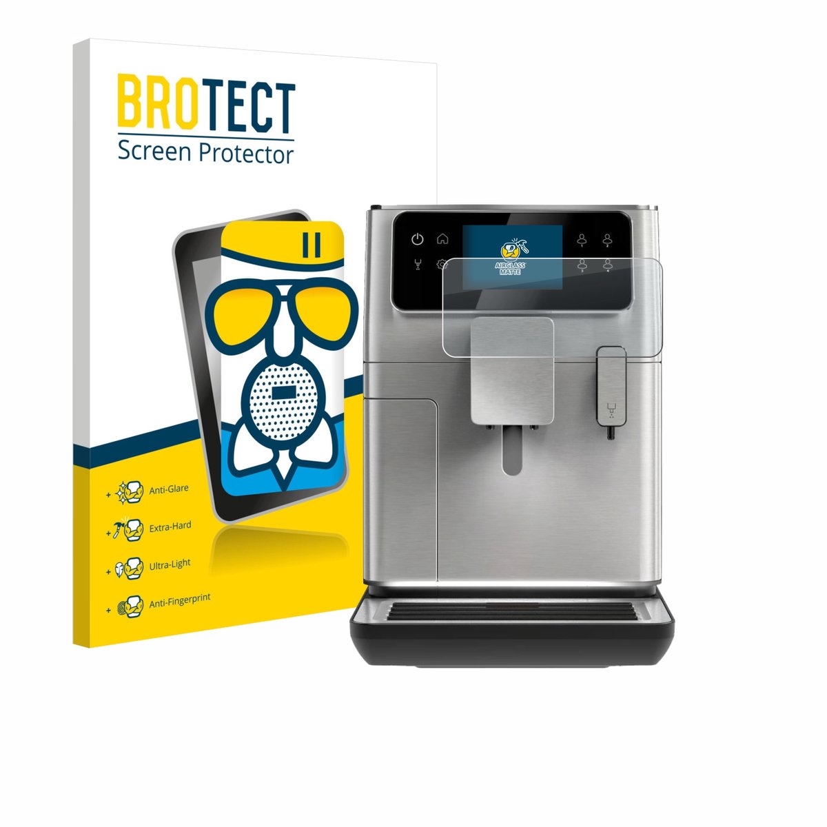 BROTECT - Screenprotector voor WMF Perfection 680 - Folie Beschermfolie Beschermglas matte