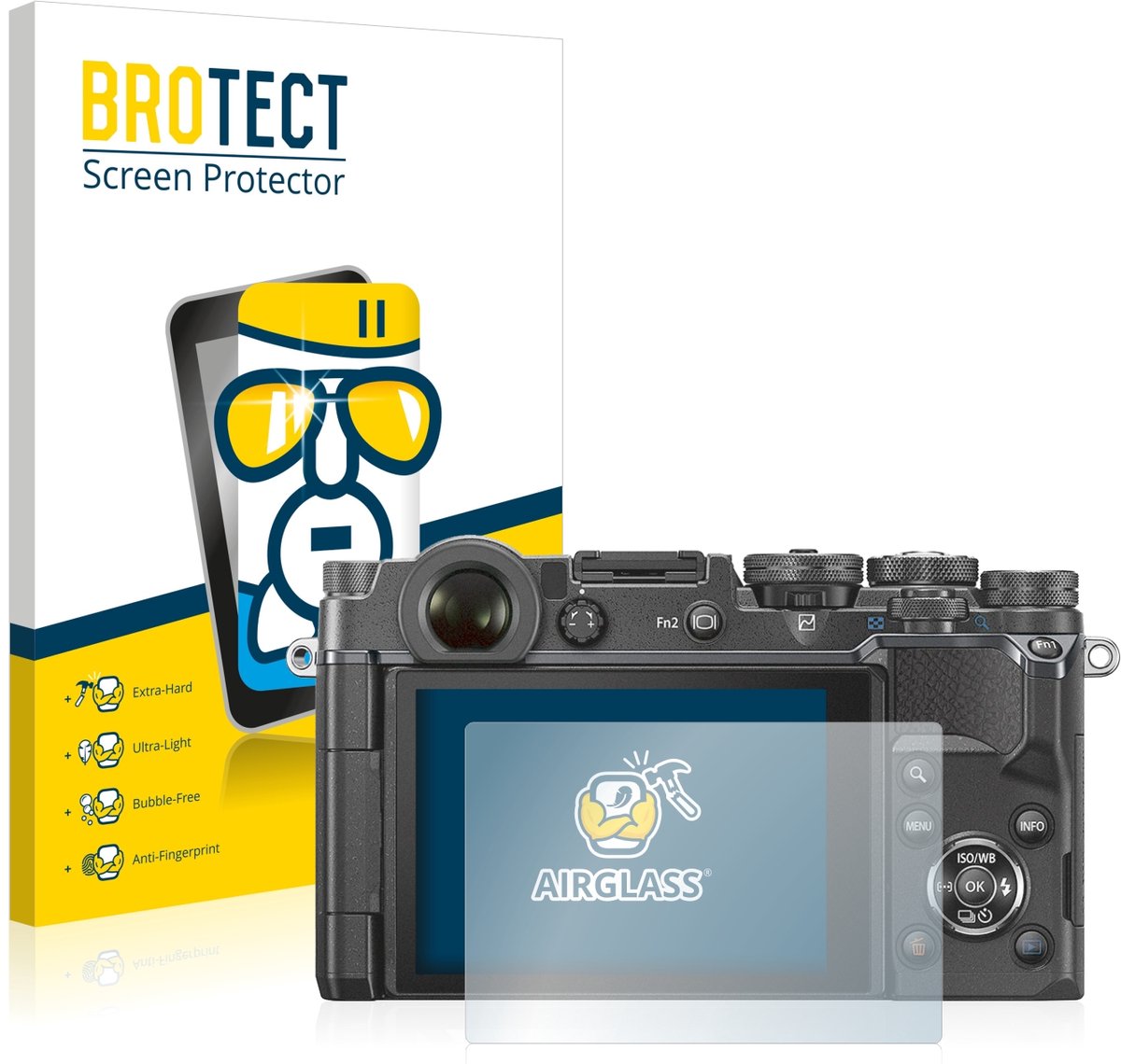 Screenprotector voor Olympus PEN-F Beschermglas transparant
