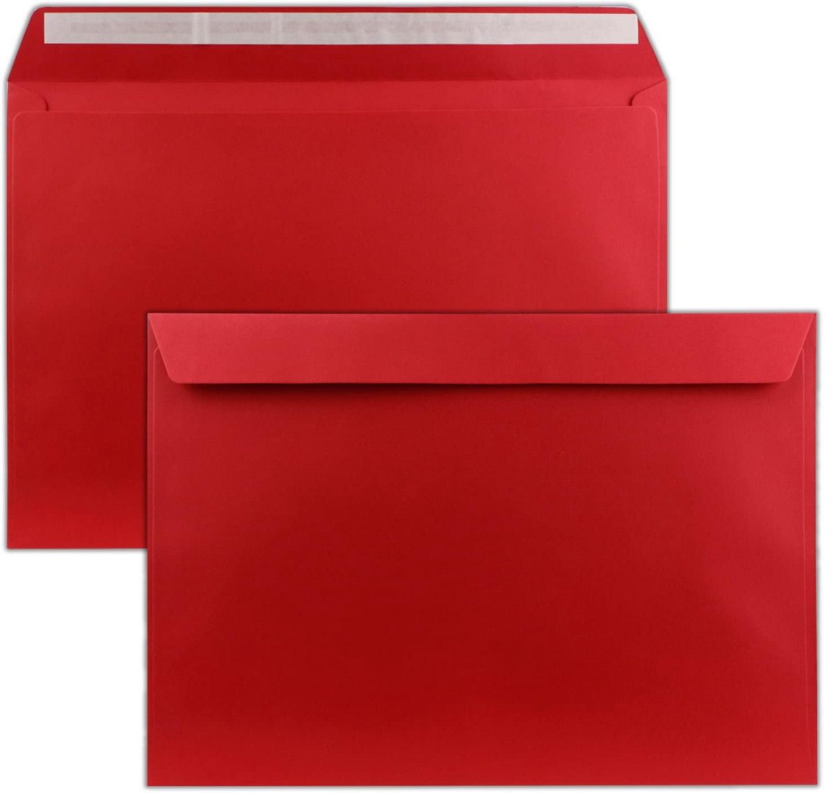 XXL Enveloppen DIN C4 Roze Rood (150 stuks) - Zelfklevend voor A4 Documenten