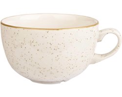 Cappuccinokop Set Keramiek 22,7 cl - Steengoed Look - Ideaal voor Koffie en Latte