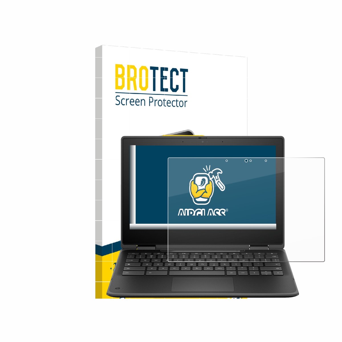 Screenprotector voor HP Fortis Flip G1i 11" Beschermglas transparant