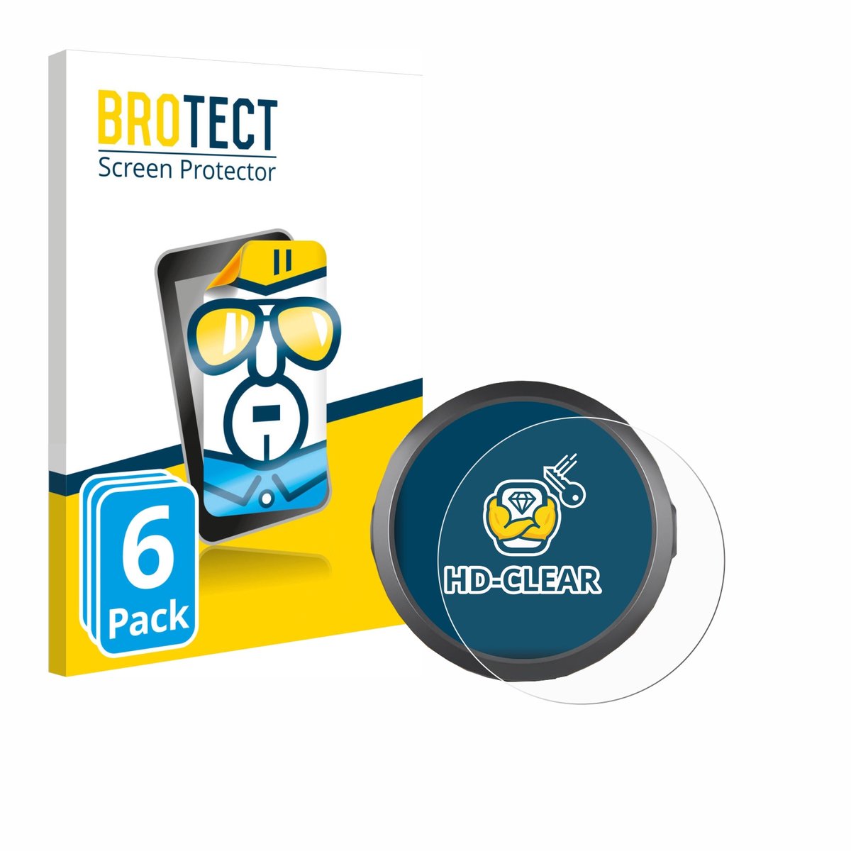 BROTECT - Screenprotector voor AMFUN L3EU 2.2" - Folie Beschermfolie transparant 6 Stuks