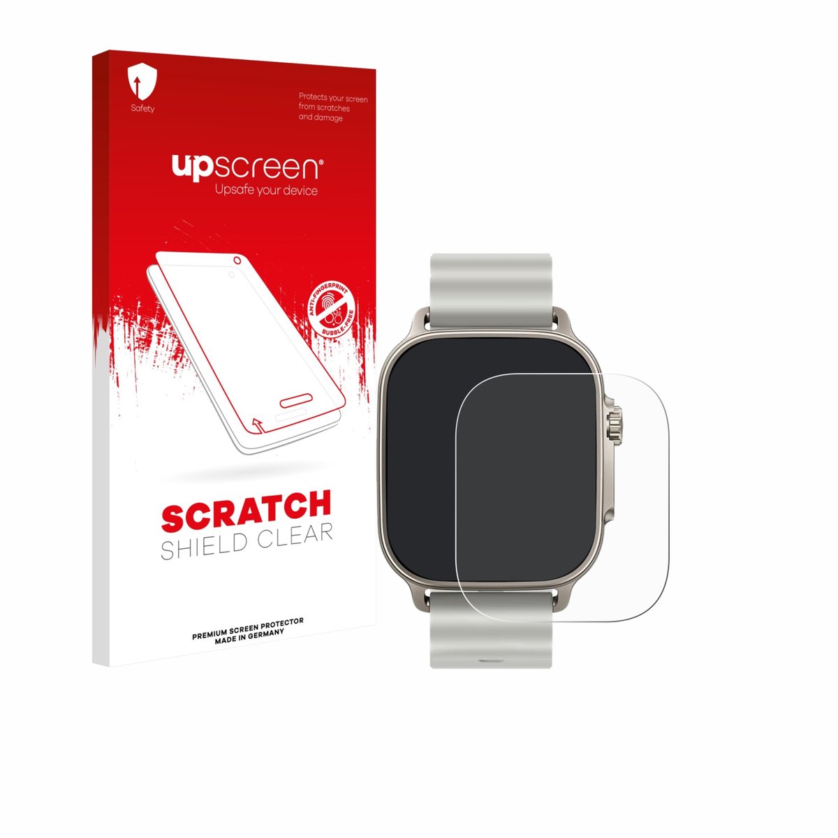 upscreen - Screenprotector voor realme Watch 5 - Folie Beschermfolie transparant