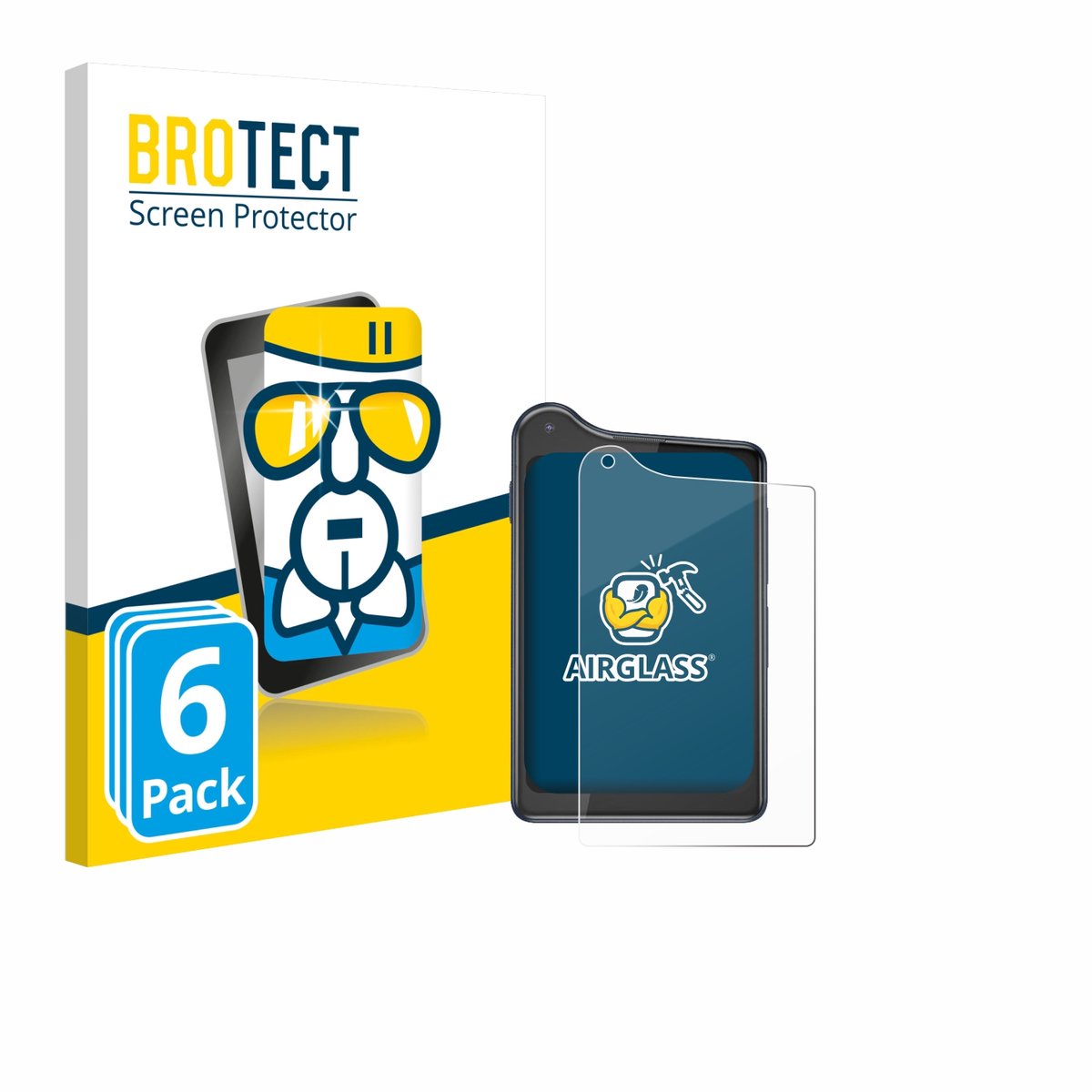 Screenprotector 6 Stuks voor Xiaomi Qin K25 Beschermglas transparant