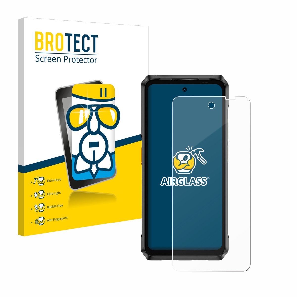 Screenprotector voor Ulefone Armor 26 Ultra Beschermglas transparant