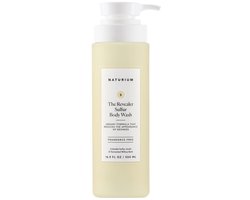 Naturium The Revealer Body Wash 500ml – Fragrance Free Zuiverende Body Wash met Zwavel, Wilgenbast & Aloë Vera
