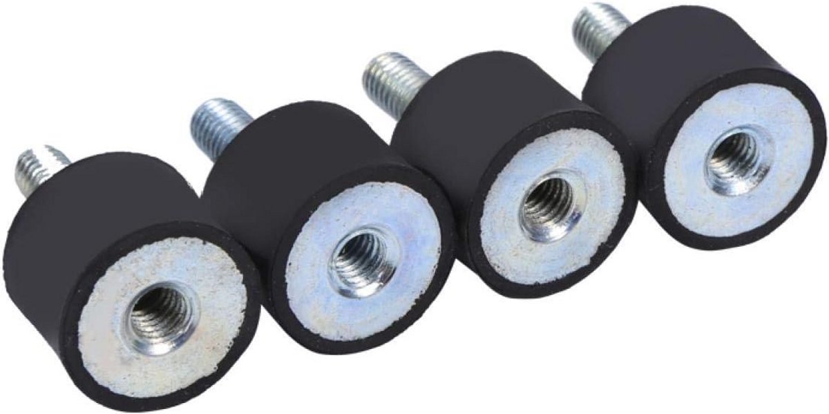 4x Trillingsdempers Rubber Bevestiging Silentblock M6 en M8 Schokdempers
