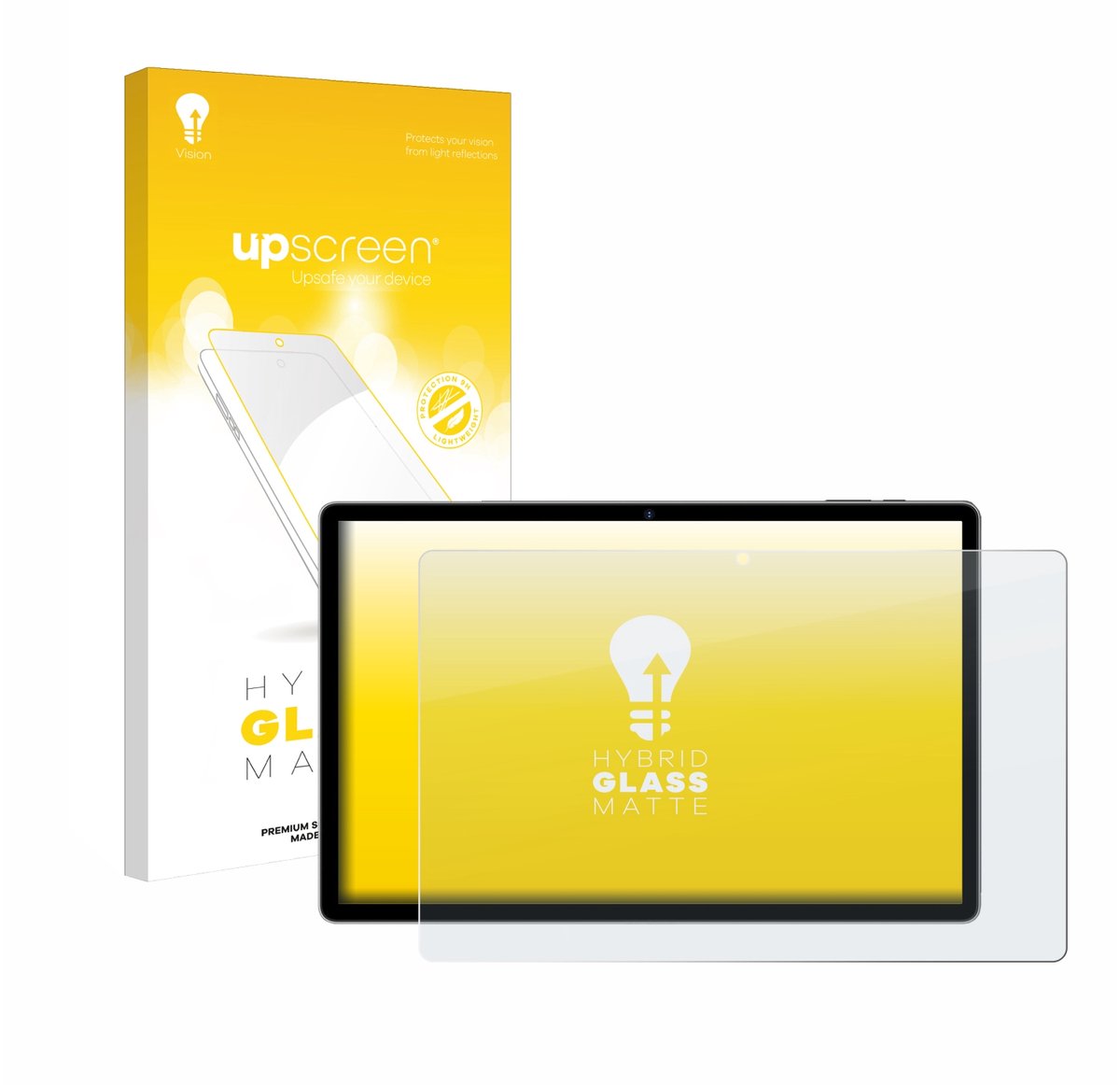upscreen - Screenprotector voor RUSHAR A140 14" - Folie Beschermfolie Beschermglas matte
