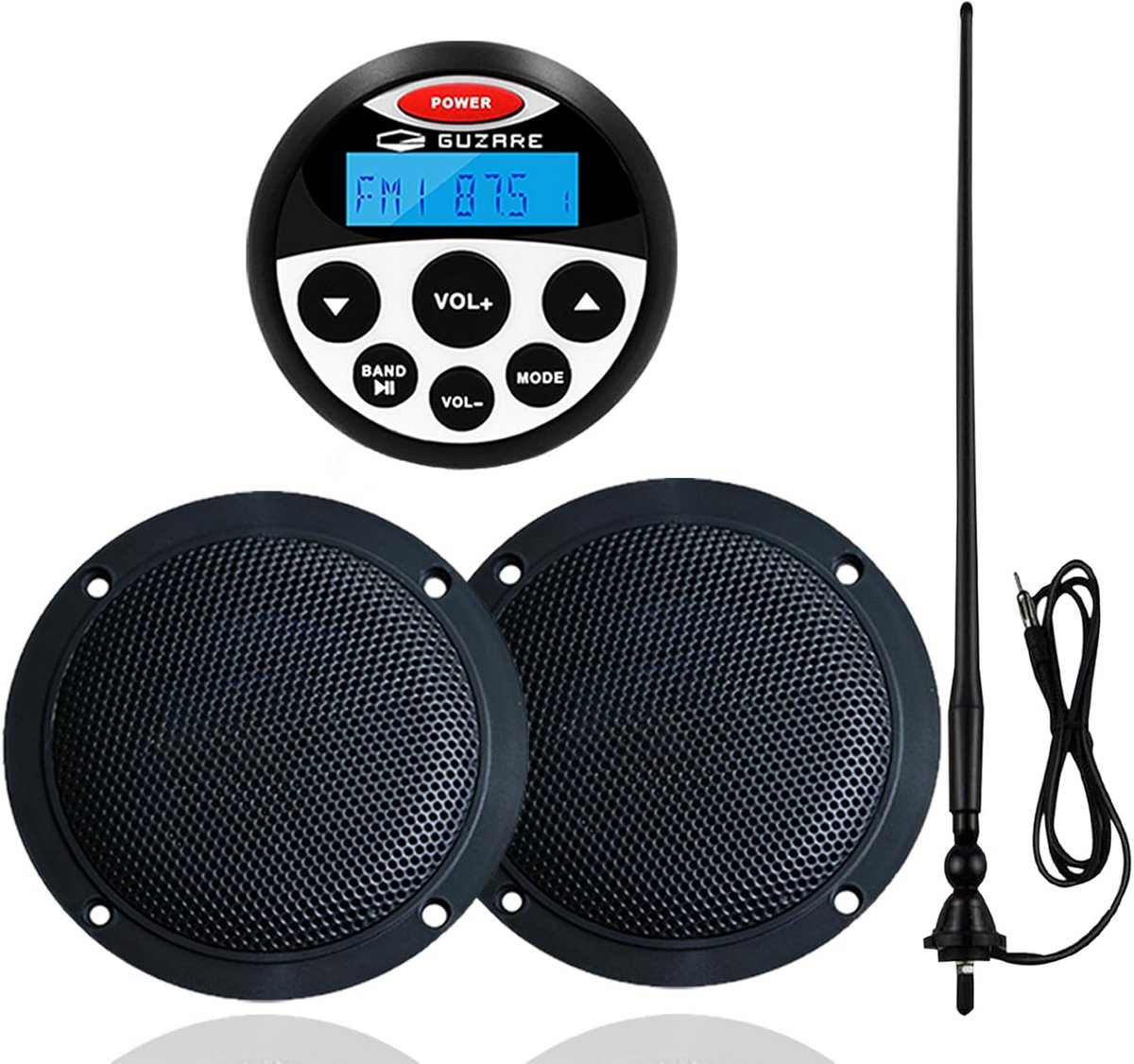 Waterdichte Marine Bluetooth Audio Set met AM/FM Radio en Luidspreker
