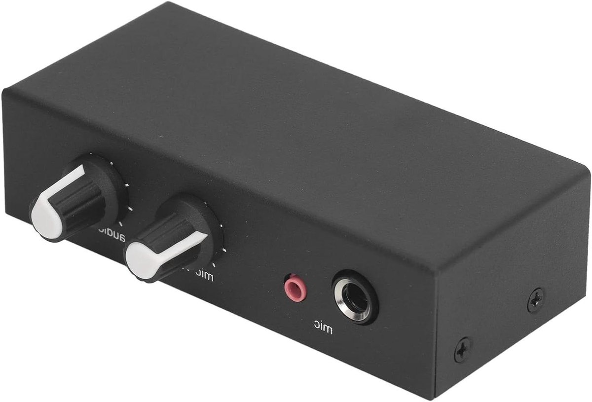 Stereogeluid voorversterker met 3 poorten voor professionele studio's en drumsets