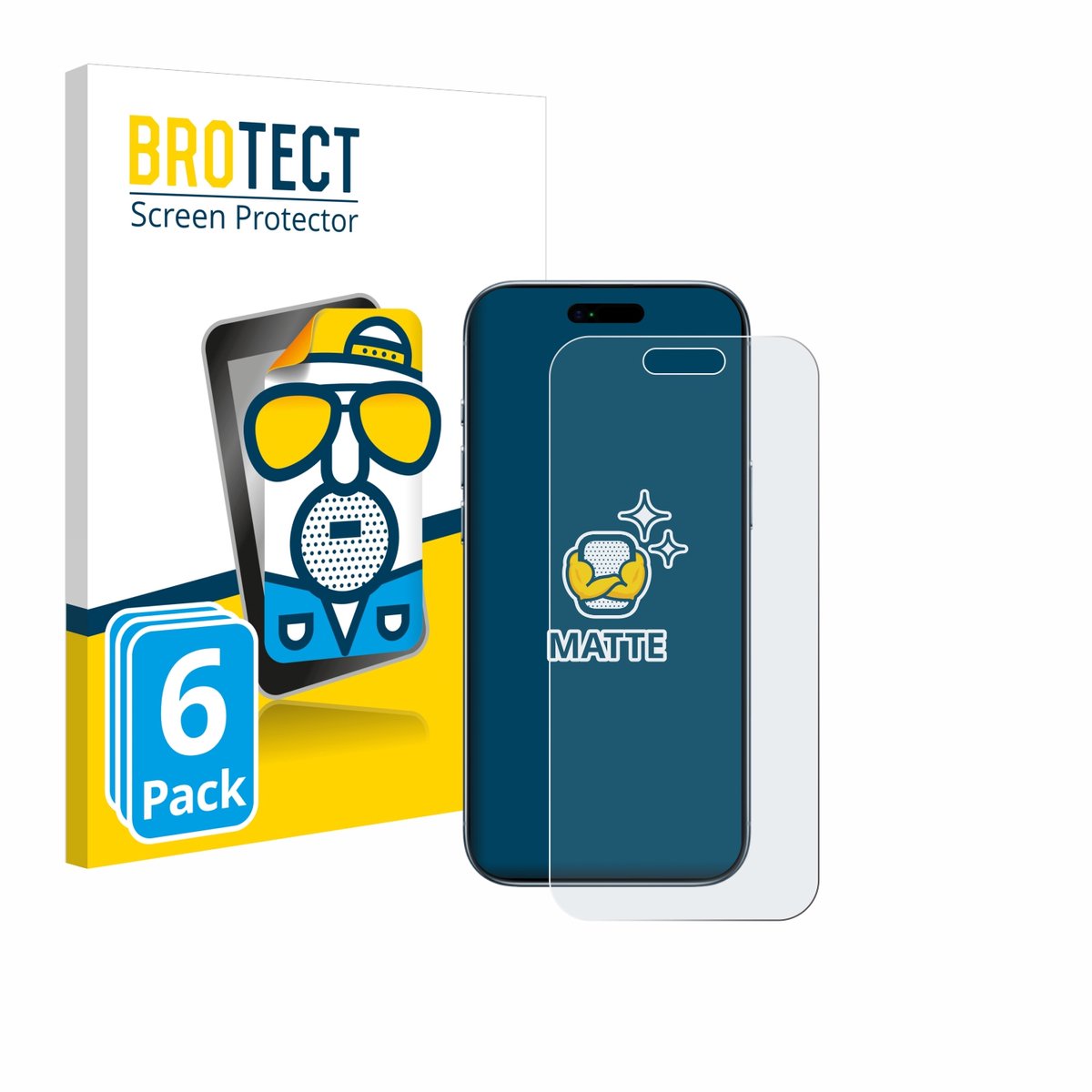 BROTECT - Screenprotector voor Apple iPhone Air - Folie Beschermfolie matte 6 Stuks