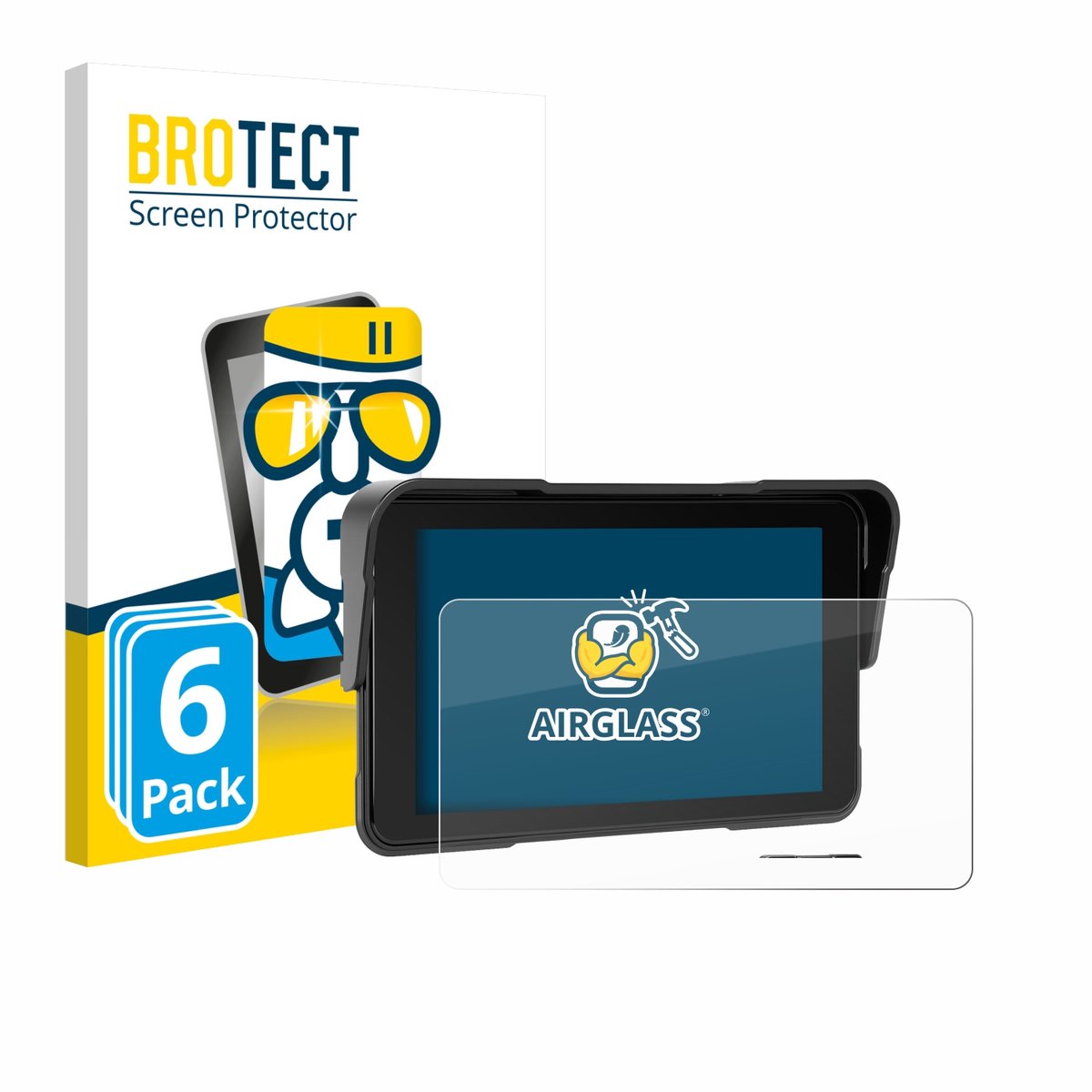 Screenprotector 6 Stuks voor Sixwin P2 5" Beschermglas transparant