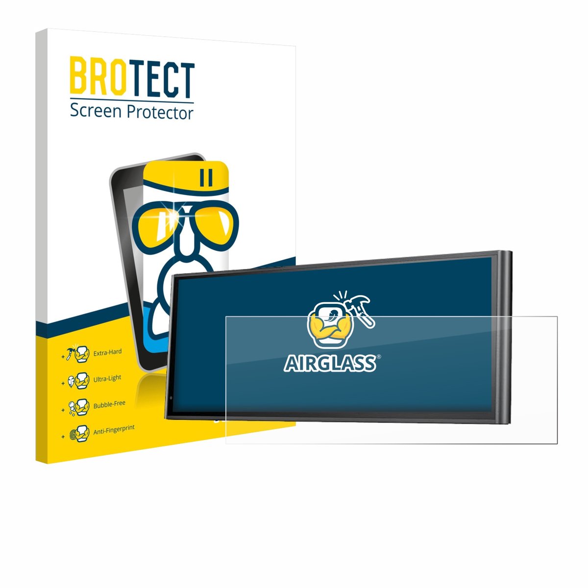 Screenprotector voor Krunia 9.26" Beschermglas transparant