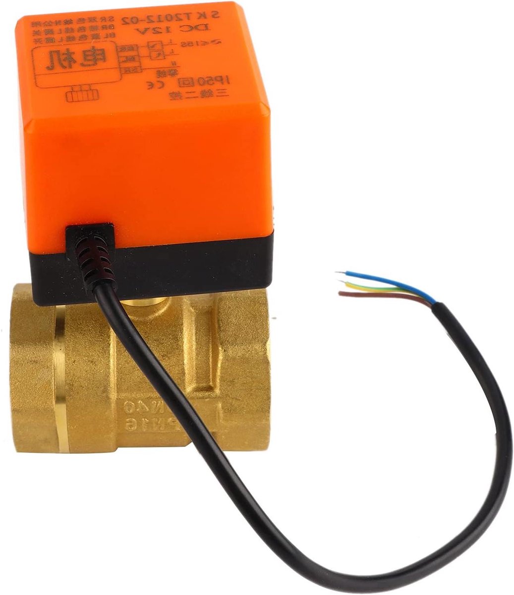 Allecto - Motor Kogelklep DN40 2-weg Messing Airconditioning - Actuator - Geschikt voor - G1-1/2 " - SEO Optimalisatie