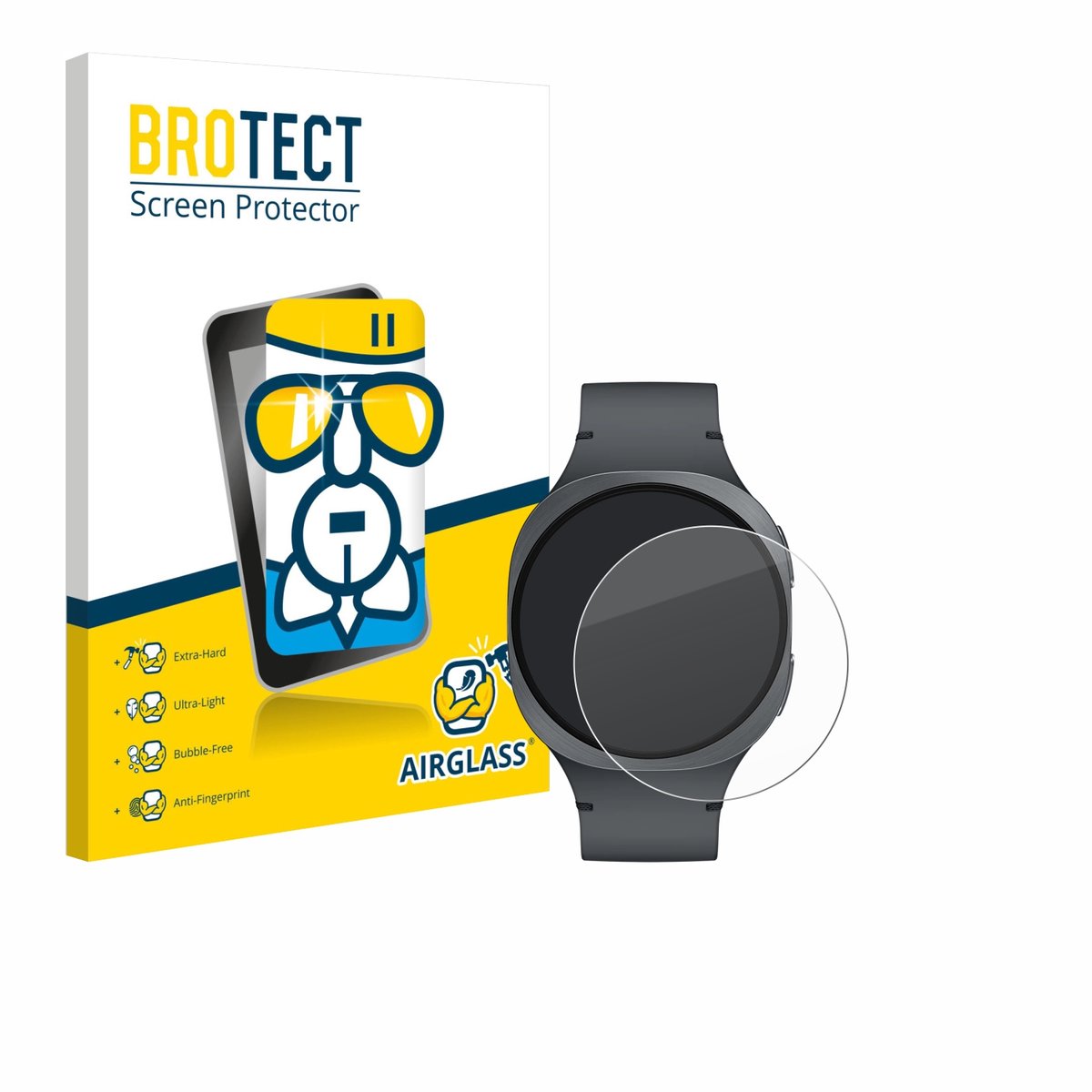 Screenprotector voor Samsung Galaxy Watch 8 (40 mm) Beschermglas transparant