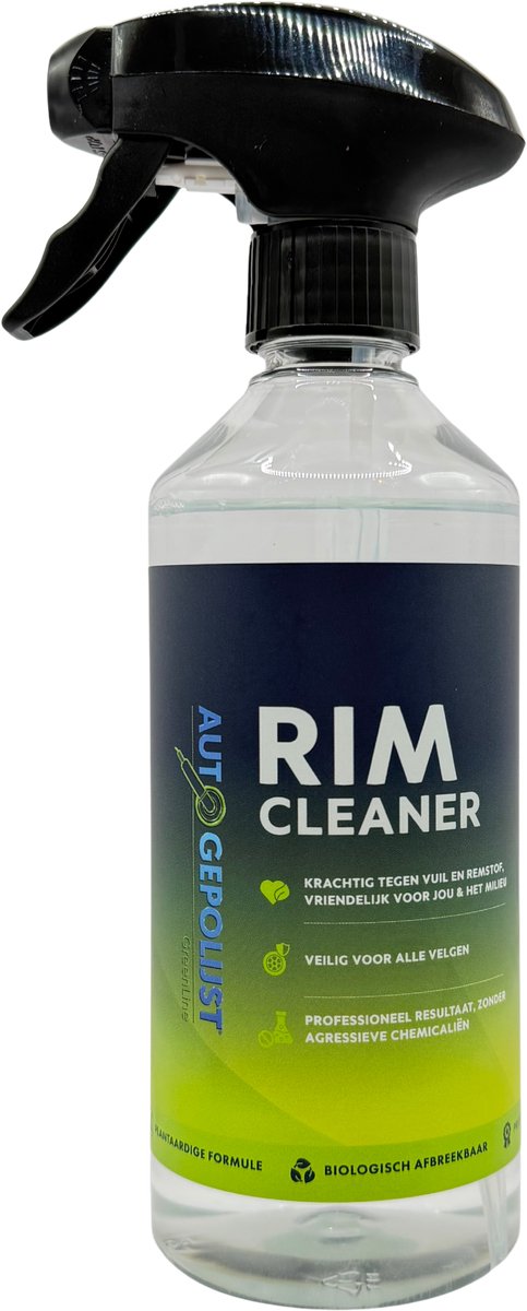 Auto Gepolijst Rim Cleaner – Velgenreiniger – Wheel Cleaner - Biologisch Afbreekbaar – Duurzaam - Auto Wassen