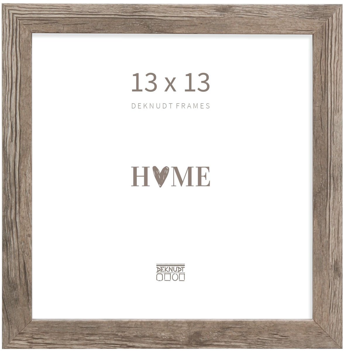 Deknudt Frames fotolijst S45RH7 - grijs-beige - hout - 13x13 cm