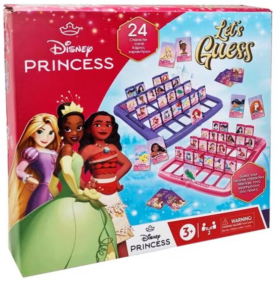 Disney Princess Wie is het Kinderspel - Wie is het spel - Guess who - Wie is het gezelschapsspel