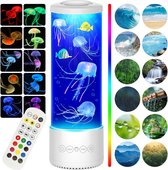 SENCU Lampe à lave volcanique pour enfants, veilleuse rouge simulée d'éruption volcanique, lampe de nuit rechargeable USB/piles, cadeaux d'anniversaire, cadeaux de Noël pour filles et garçons