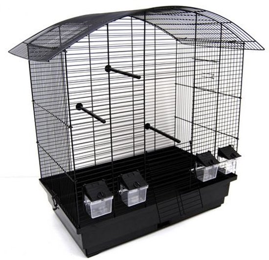 Cage à oiseaux Ula Zwart/ Zwart
