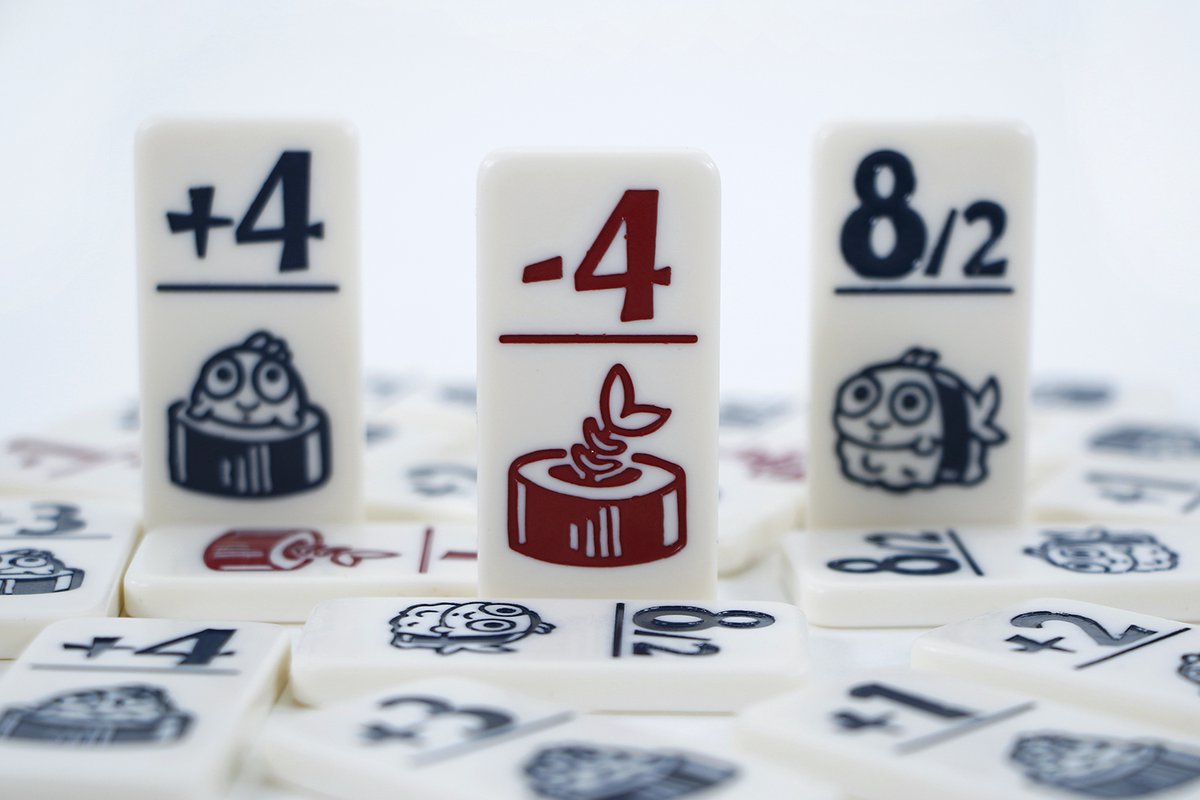 999 Games - Geharrewar in de Sushibar Junior - Dobbelspel - Snel dobbelspel voor het hele gezin - Gezelschapsspel - Familiespel - Klein cadeautje - bevat spelregels in NL en EN en FR — afbeelding 2