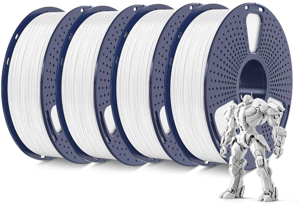 ABS 3D-printerfilament 1,75 mm - 4 Rollen Hoge Sterkte en Slagvast Materiaal