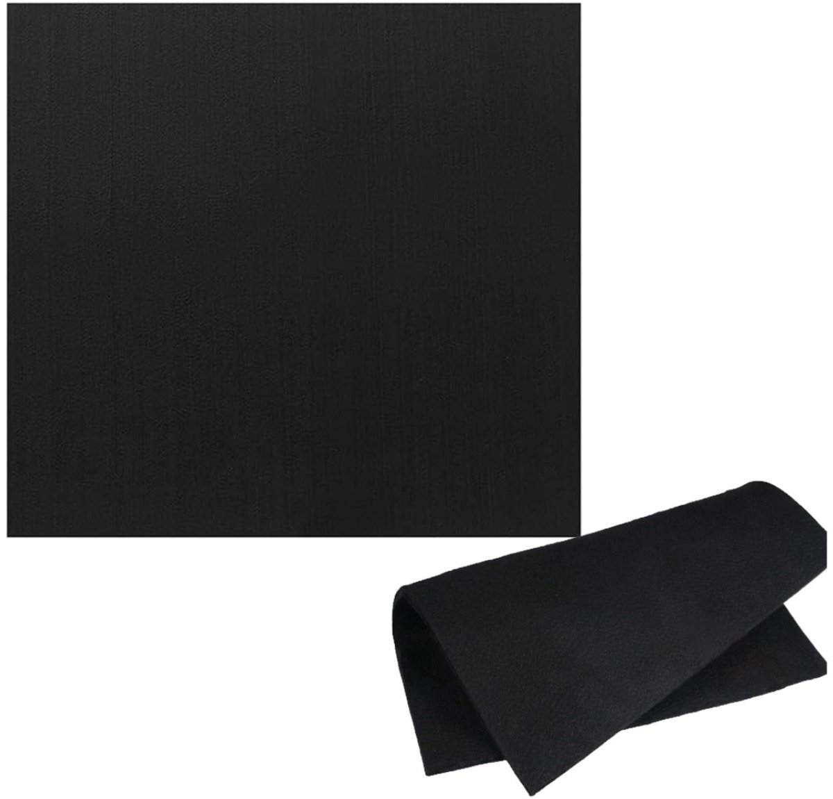 NBAP® Vuurvaste Mat - Hittebestendige Haardmat - Open Haard-Zwart