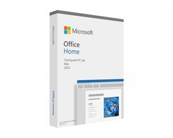 Microsoft Office Home 2024 - Thuisgebruik Software - Polskie taal - Voor Mac en Windows - Eeuwigdurende licentie