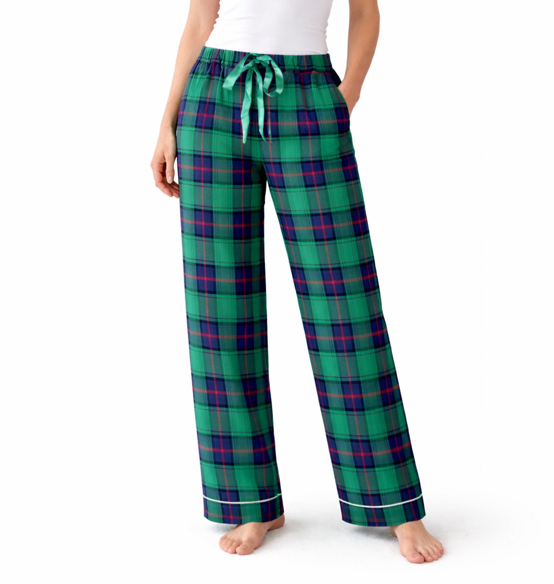 Starry Indigo - Dames Pyjamabroek Flanel - Lang