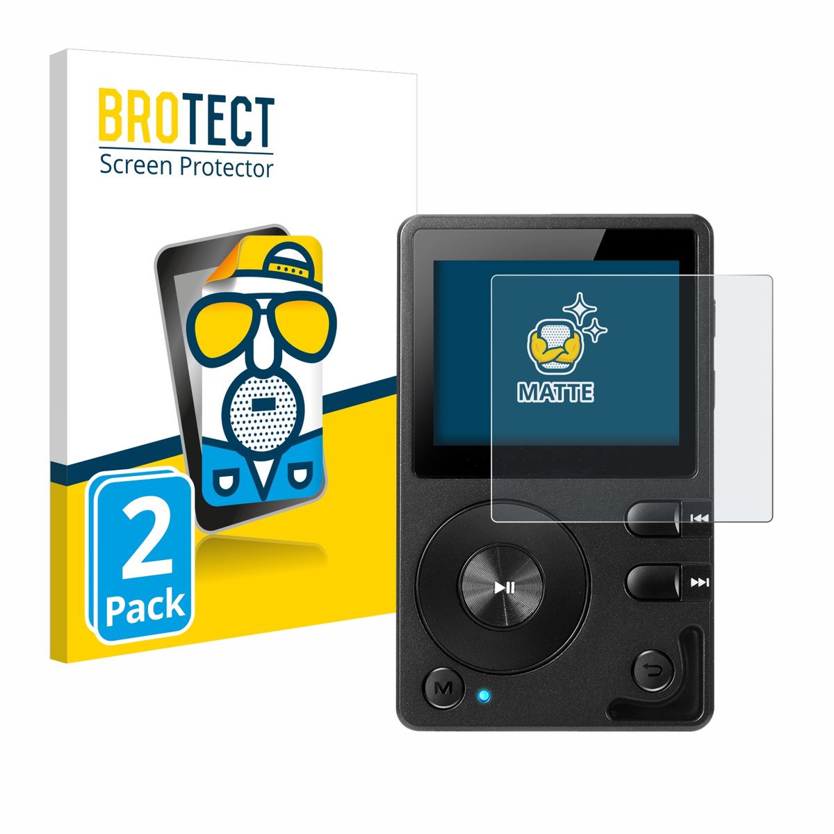 BROTECT - Screenprotector voor Hifi Walker H2 - Folie Beschermfolie matte 2 Stuks