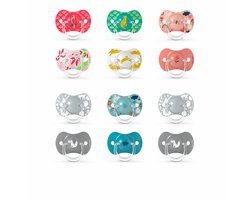 Suavinex Physiological Silicone Pacifier 6-18 m 2 Units