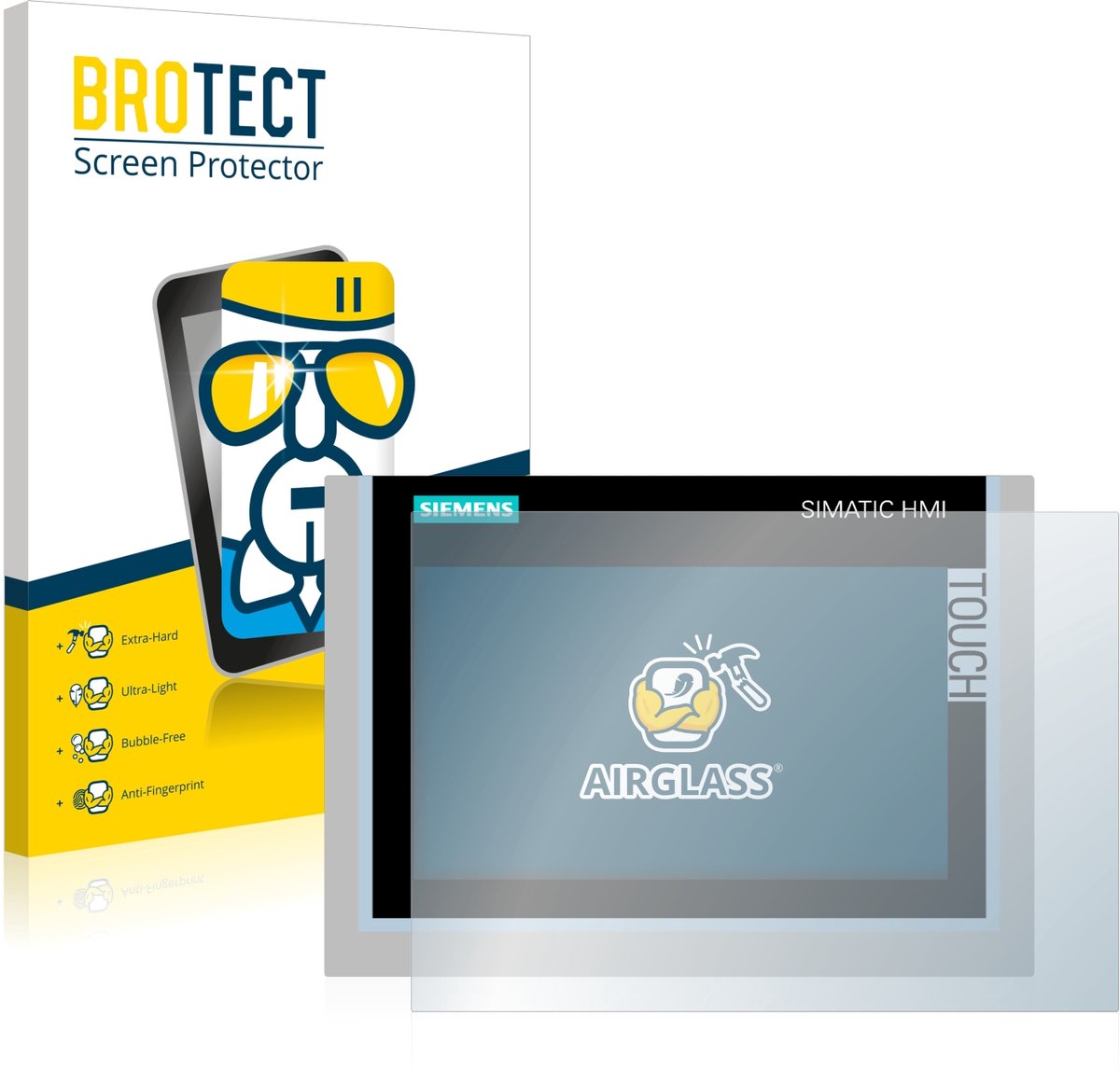 Screenprotector voor Siemens Simatic HMI TP700 Comfort Beschermglas transparant