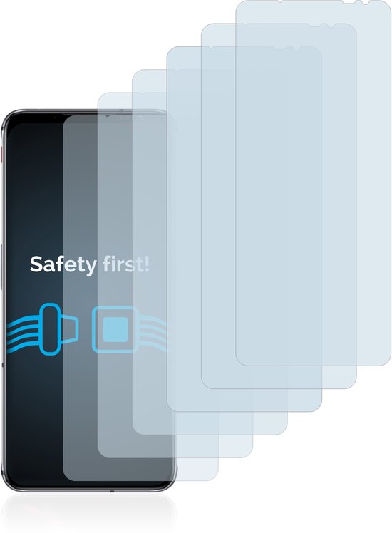 Savvies - Film de protection d'écran transparent pour ZTE Nubia Red Magic 6s Pro (6 pièces)