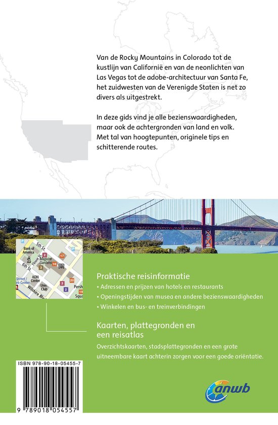 ANWB Wereldreisgids - Verenigde Staten zuidwest