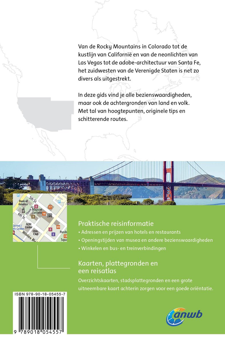 ANWB Wereldreisgids - Verenigde Staten zuidwest - back cover