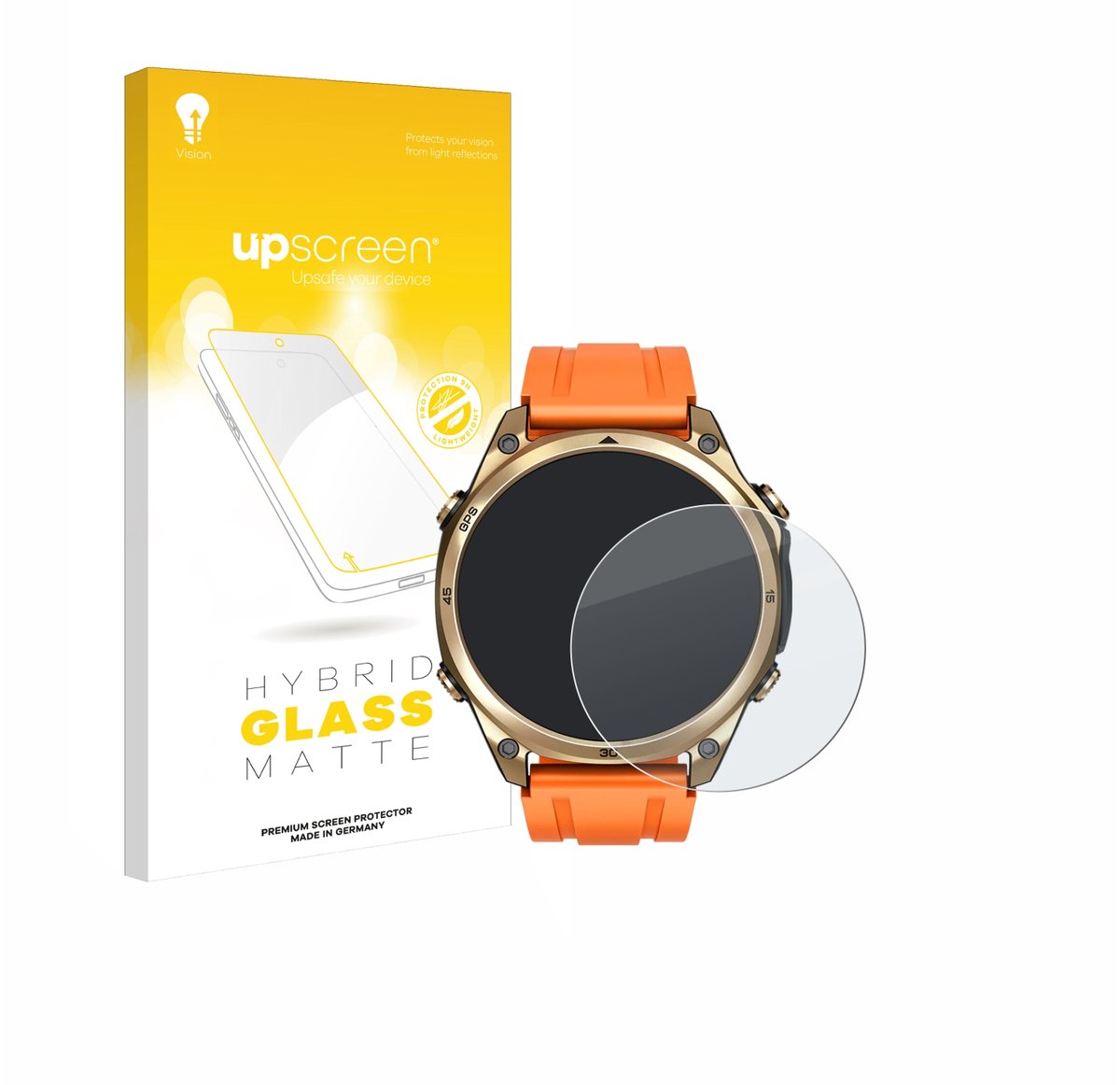 upscreen - Screenprotector voor Doogee Anywise W1 - Folie Beschermfolie Beschermglas matte