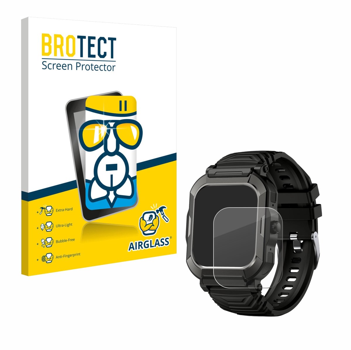 Screenprotector voor Popglory H52 Beschermglas transparant