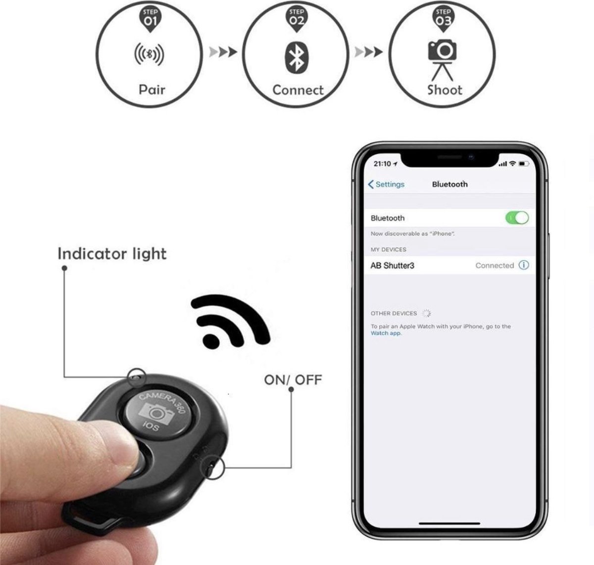 Fairco Statief 2M met draaibare smartphone houder thumbnail 6